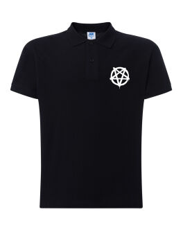 KOSZULKA POLO PENTAGRAM CZARNA