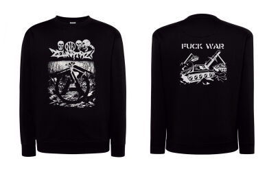 BLUZA NA ZEWNĄTRZ FUCK WAR bez kaptura