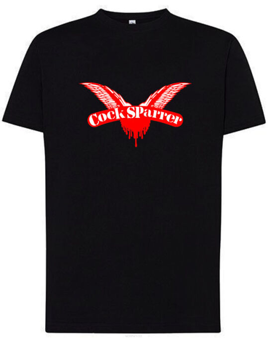 KOSZULKA COCK SPARRER logo punk oi work class CZARNA