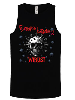KOSZULKA ROZBUJANE BETONIARY WIRUS punk BOKSERKA