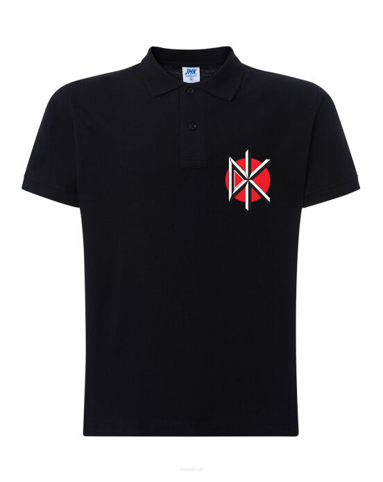 KOSZULKA POLO DEAD KENNEDYS PUNK CZARNA