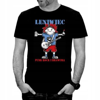 KOSZULKA LENIWIEC PUNK ROCK i BRAWURA