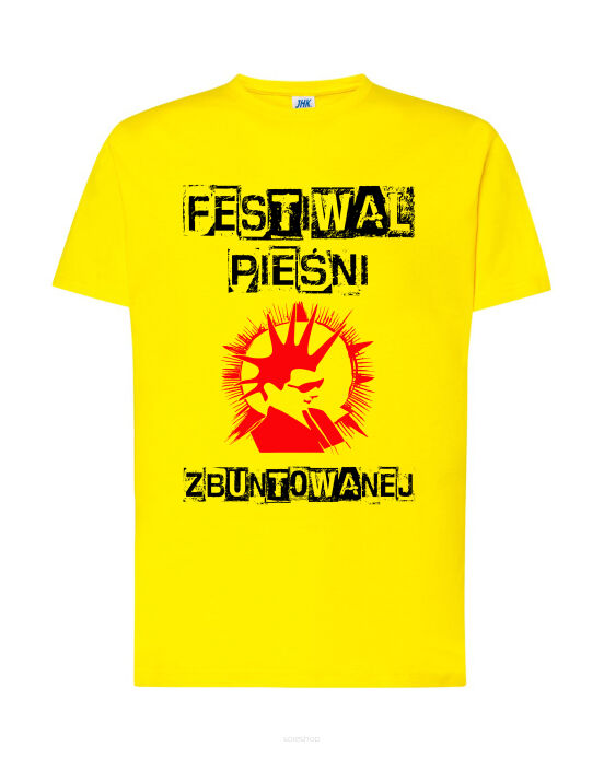 KOSZULKA FESTIWAL PIEŚNI ZBUNTOWANEJ  V zółta