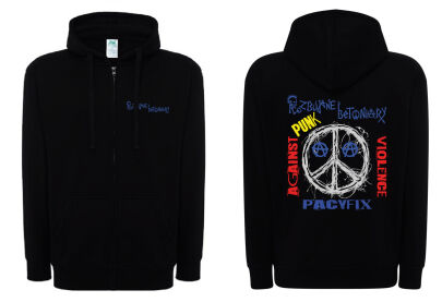 BLUZA Z KAPTUREM ROZBUJANE BETONIARY PACYFIX punk SUWAK